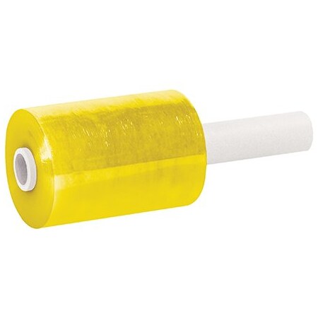 Bsc Preferred 5'' x 80 Gauge x 1000' Yellow Extended Core Bundling Film, 12PK BUY00012814